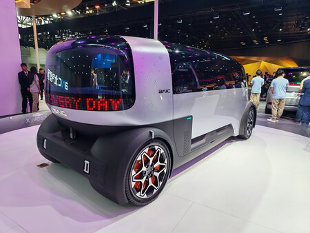 El robotaxi de BAIC | Imagen: Xataka