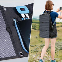Tu mochila puede servir como enchufe gracias a los paneles solares portátiles: así funcionan y modelos recomendados