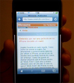 iMenéame: La versión de "Menéame" para iPhone/iPod touch