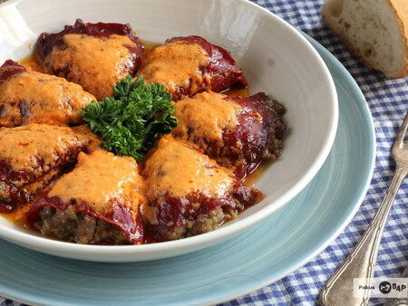 Pimientos Rellenos Carne