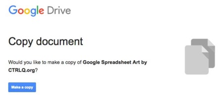 Pixel art en la Hoja de cálculo de Google Docs