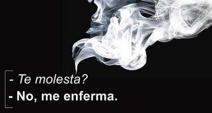 El humo del tabaco es más tóxico cuando comemos