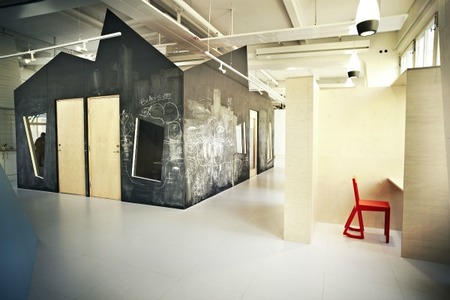 Escuelas Vittra casa pizarra