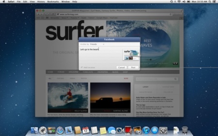 OS X Mountain Lion llegará en julio, pero su integración con Facebook no lo hará hasta otoño