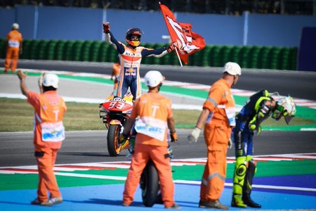 Marquez Rossi Misano Motogp 2019