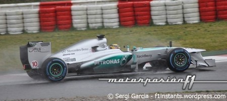 Lewis Hamilton, el más rápido bajo la lluvia