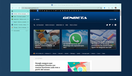 Las pestañas verticales de Microsoft Edge serán redimensionables y aprovecharán mejor el espacio en pantalla