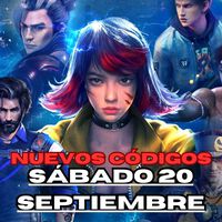 Códigos Free Fire Max hoy Sábado 20 de Septiembre con recompensas gratuitas 