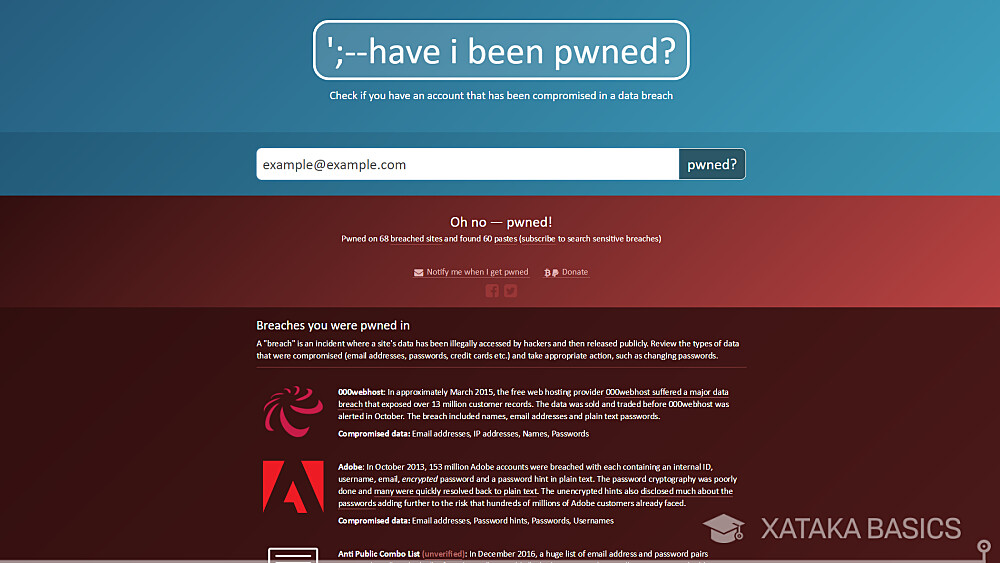 Have I Been Pwned integra más de 220 millones de datos nuevos así puedes ver si tu contraseña