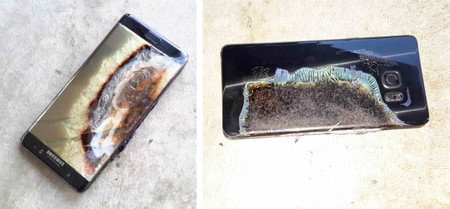 Samsung Galaxy Note 7 baterías defectuosas