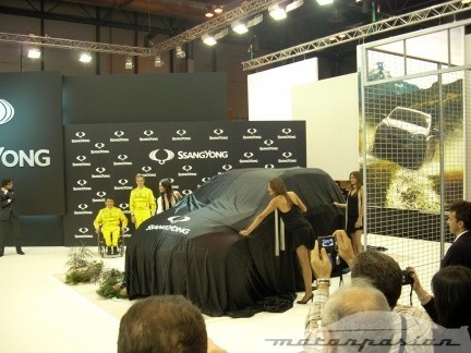 SsangYong presenta el coche de Isidre Esteve en el Salón de Madrid