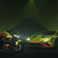 La Ducati Streetfighter V4 se enfunda los colores del Lamborghini Huracán STO en una edición limitada a 630 unidades