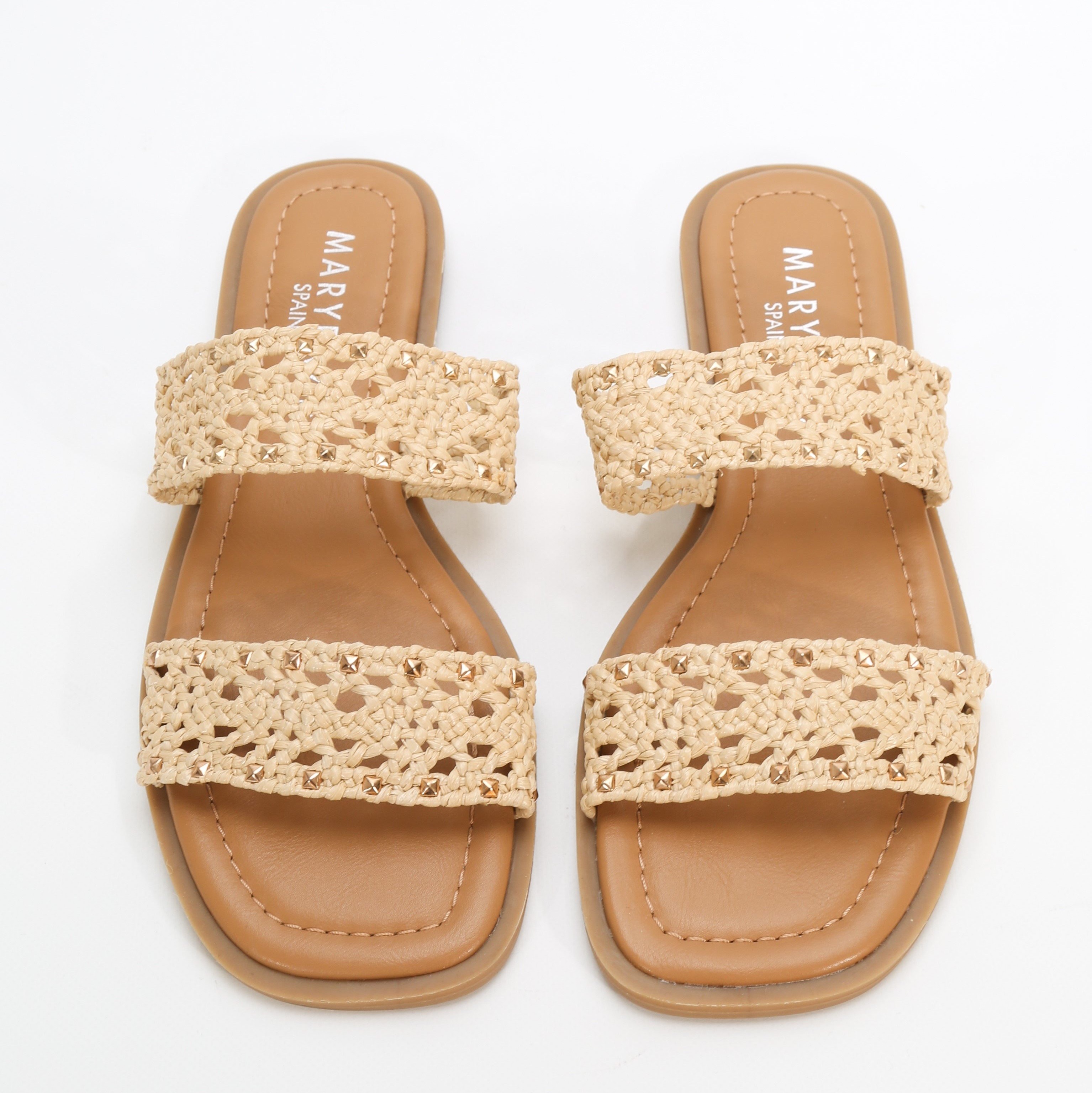 Sandalias planas rejilla 