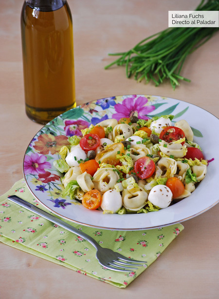 Ensalada italiana de tortellini: receta para una ensalada de pasta diferente