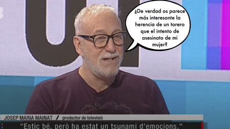 Josep Maria Mainat se sienta por primera vez en un plató para hablar de Angela Dobrowolski, su presunta (casi) parricida: "es capaz de hacer cualquier cosa"