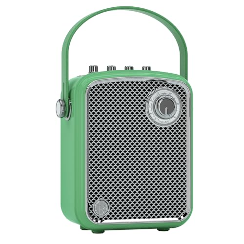 TOMPROAD Altavoz Bluetooth portátil Retro