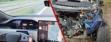 Le revienta una rueda de su Tesla cuando iba a 285 km/h por la autobahn alemana. Milagrosamente no ha muerto nadie 