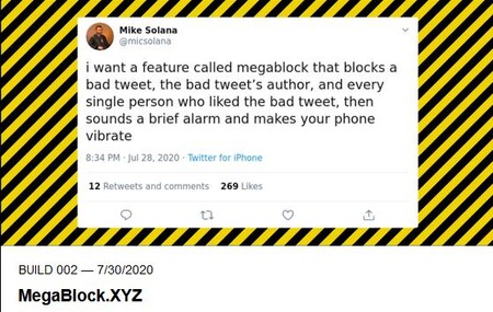 MegaBlock: bloquea de golpe en Twitter a todo aquel que haya dado like a un tuit que no te haya gustado