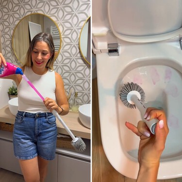 Alicia Martínez, experta en limpieza: "Una escobilla recargable de silicona ayuda a mantener siempre limpio el inodoro sin esfuerzo"