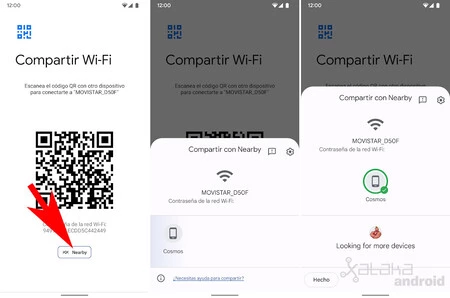 近くの Wi-Fi を共有する