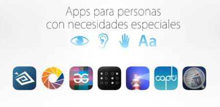 Apps para personas con necesidades especiales. El éxito de iOS, la variedad de la App Store