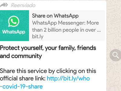 WhatsApp contra los bulos: añade un botón de búsqueda en los mensajes más reenviados