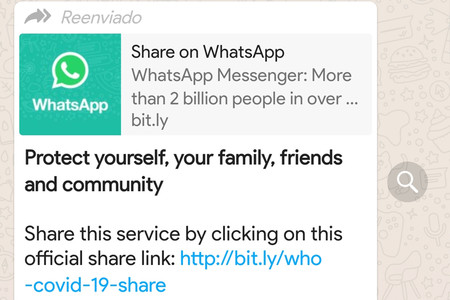 WhatsApp contra los bulos: añade un botón de búsqueda en los mensajes más reenviados