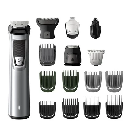 Oferta Flash en la  recortadora de barba Philips MG7730/15 con 16 accesorios. Hasta medianoche cuesta 59,99 euros en Amazon 