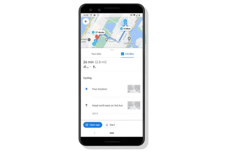 Google マップ バイク