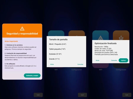 Proceso de configuración de Headunit Revived