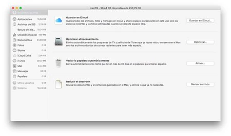 Gestionar Datos Macos