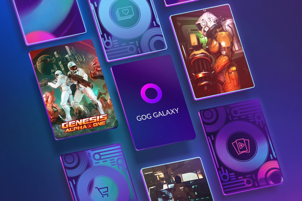 Interfaz de GOG Galaxy