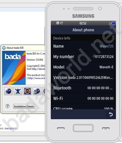 Samsung Wave 725 con bada 2.0 y tecnología NFC, se filtra lo nuevo de Samsung