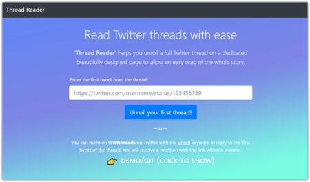 Thread Reader