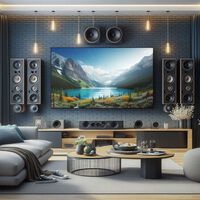 Esta sería mi elección para colocar los altavoces traseros de mi barra de sonido 