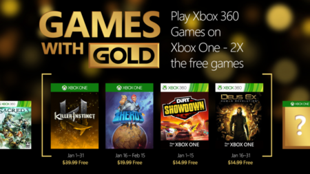 Microsoft comienza fuerte 2016: su primera remesa de Games with GOLD es todo un Ultra Combo
