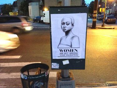 Tatyana Fazlalizadeh y su arte callejero en defensa de la mujer 