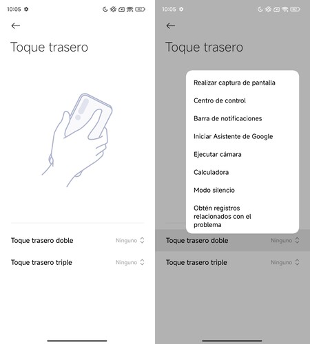 Xiaomi Toques Trasera