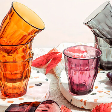 Ahora Lefties también vende Duralex y estos son los vasos a juego con las míticas vajillas irrompibles