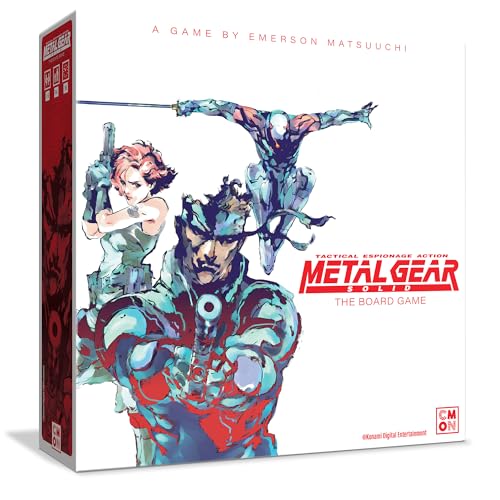 CMON Metal Gear Solid The Board Game - Juego de mesa, 14 misiones y 6 misiones de realidad virtual