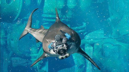 King Tide: 100 buzos enfrentados y un montón de tiburones en este nuevo Battle Royale subacuático