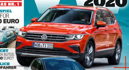 ¡Filtrado! El Volkswagen Tiguan 2021 luce su nuevo rostro en portada de revista