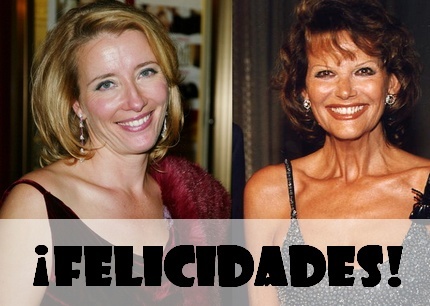 Emma Thompson y Claudia Cardinale están de cumple