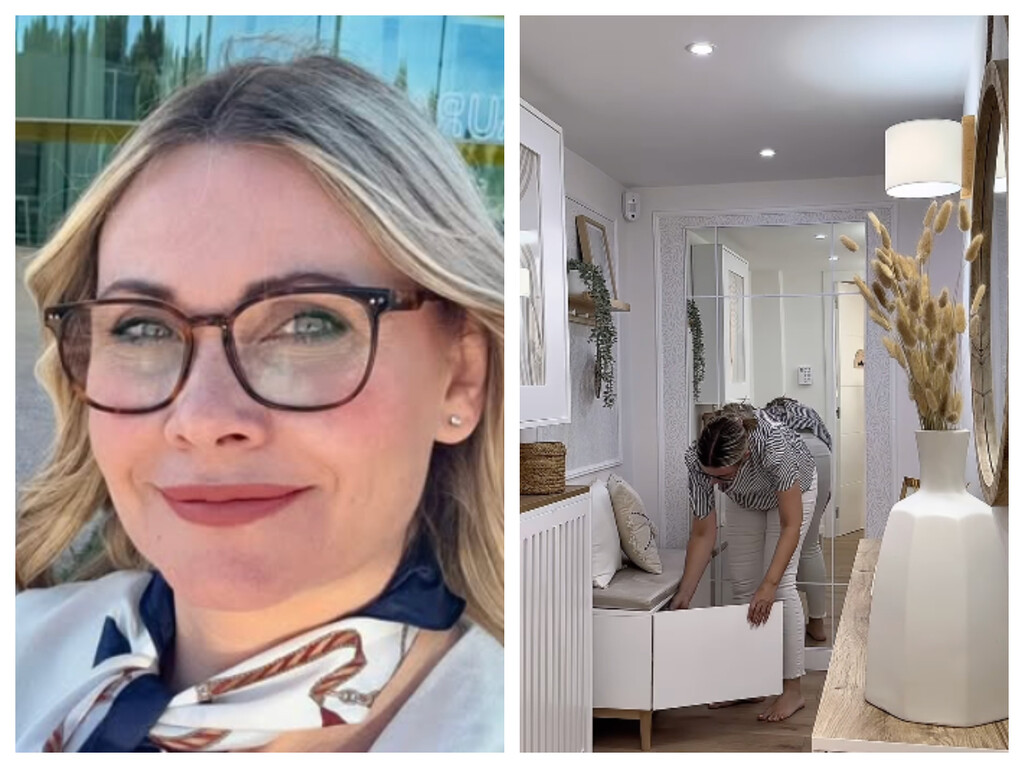 La influencer deco Marga Díaz tenía un recibidor soso y anodino, y tras esta reforma exprés y sin obras  lo ha convertido en un espacio que podría ser portada de una revista