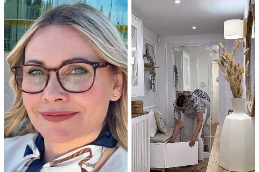 La influencer deco Marga Díaz tenía un recibidor soso y anodino, y tras esta reforma exprés y sin obras lo ha convertido en un espacio que podría ser portada de una revista