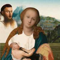 La lactancia materna en público en una divertida imagen animada