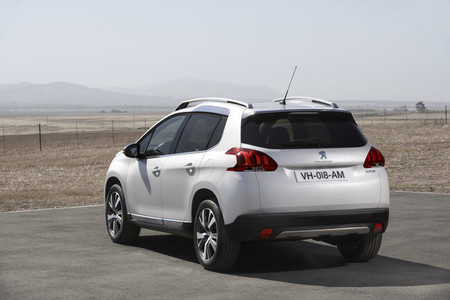 Peugeot 2008, vista posterior