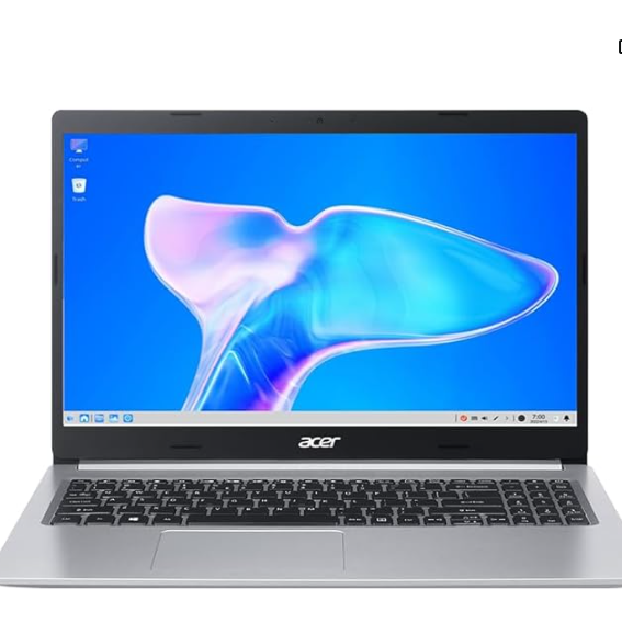 Notebook Acer Aspire 5 A515-45-R478 Processador AMD Ryzen 5 5500U 6 núcleos Memória RAM 16Gb DDR4 SSD NVMe 512Gb Tela de 15.6” Resolução Full HD Ângulo 45º Proporção 16:9 Linux Gutta

