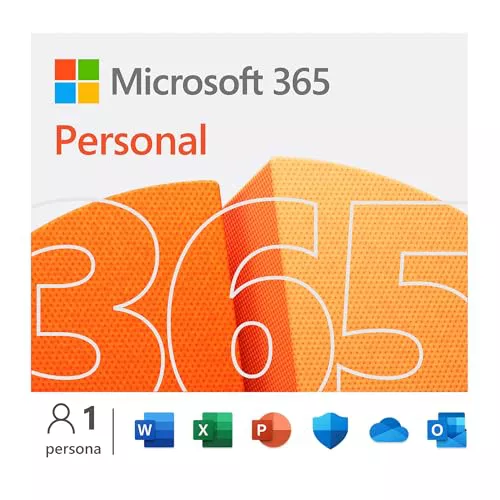 Microsoft 365 Personal - 1 名 - PC/Mac/タブレット/携帯電話用 - 12 か月のサブスクリプション