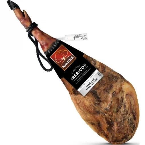 Jamón de Cebo Ibérico 50% Raza Ibérica Navidul pieza de 7,5 kg aprox 